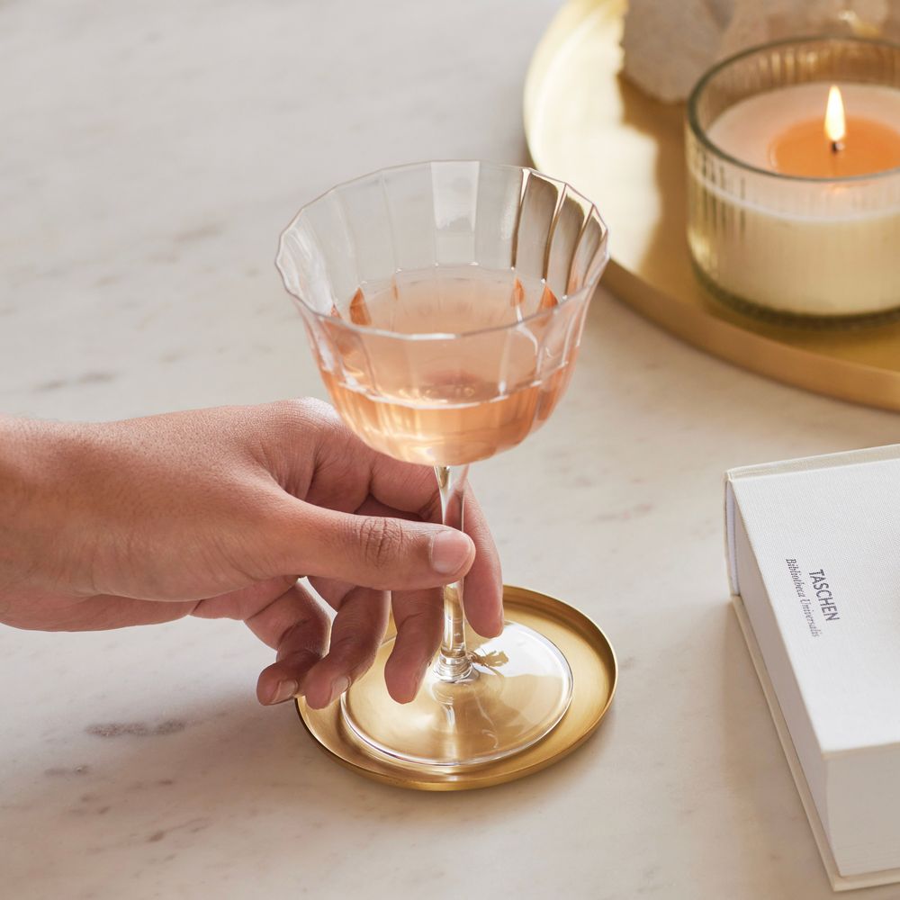 Platter and bowls - Heirloom Brass Coasters - FLECK