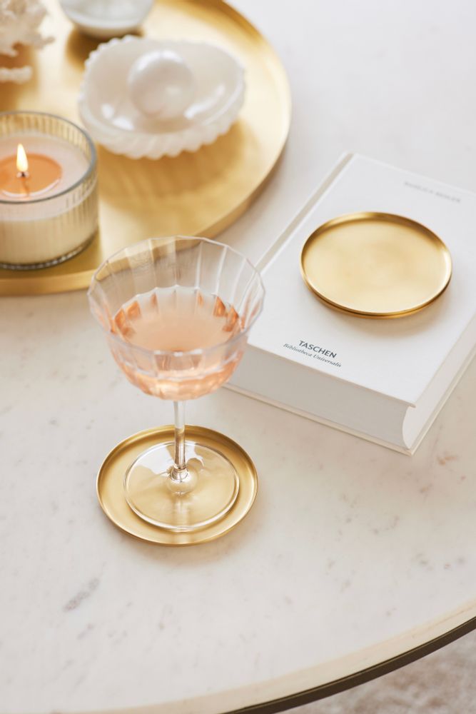 Platter and bowls - Heirloom Brass Coasters - FLECK