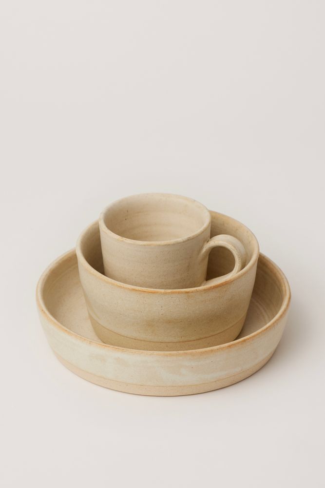 Everyday plates - Handmade Ceramic Manal Breakfast Set - FLECK