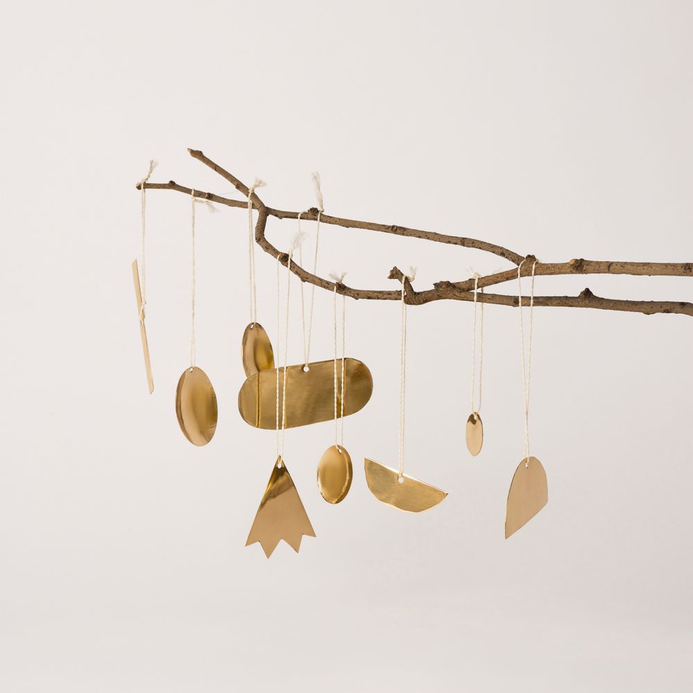 Other Christmas decorations - Handmade Brass Decorative Ornaments - FLECK