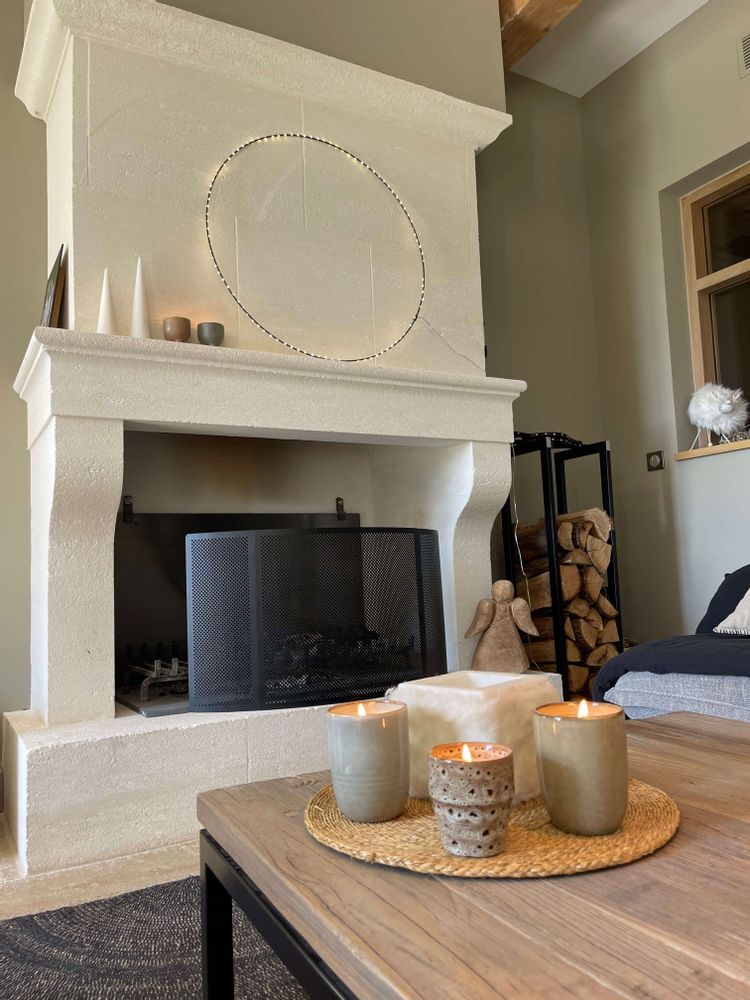 Ceramic - SCENTED CANDLE - COTTON FLOWER - MAISON ÉVIDENCE