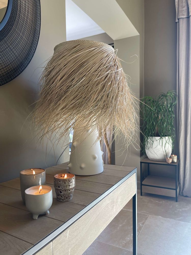Ceramic - SCENTED CANDLE - COTTON FLOWER - MAISON ÉVIDENCE