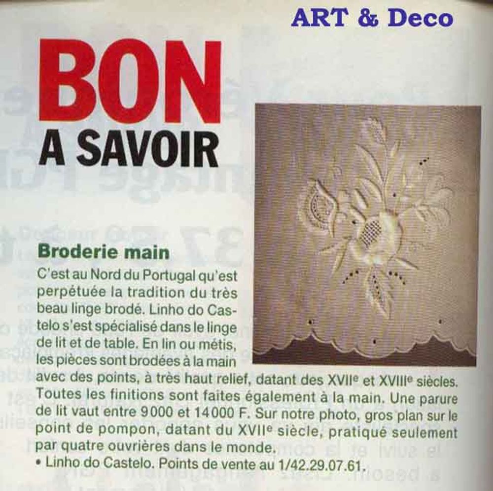 Cushions - MASTERPIECES - CHEFS D'OEUVRE - LINHO DO CASTELO - LIN DE CHATEAU