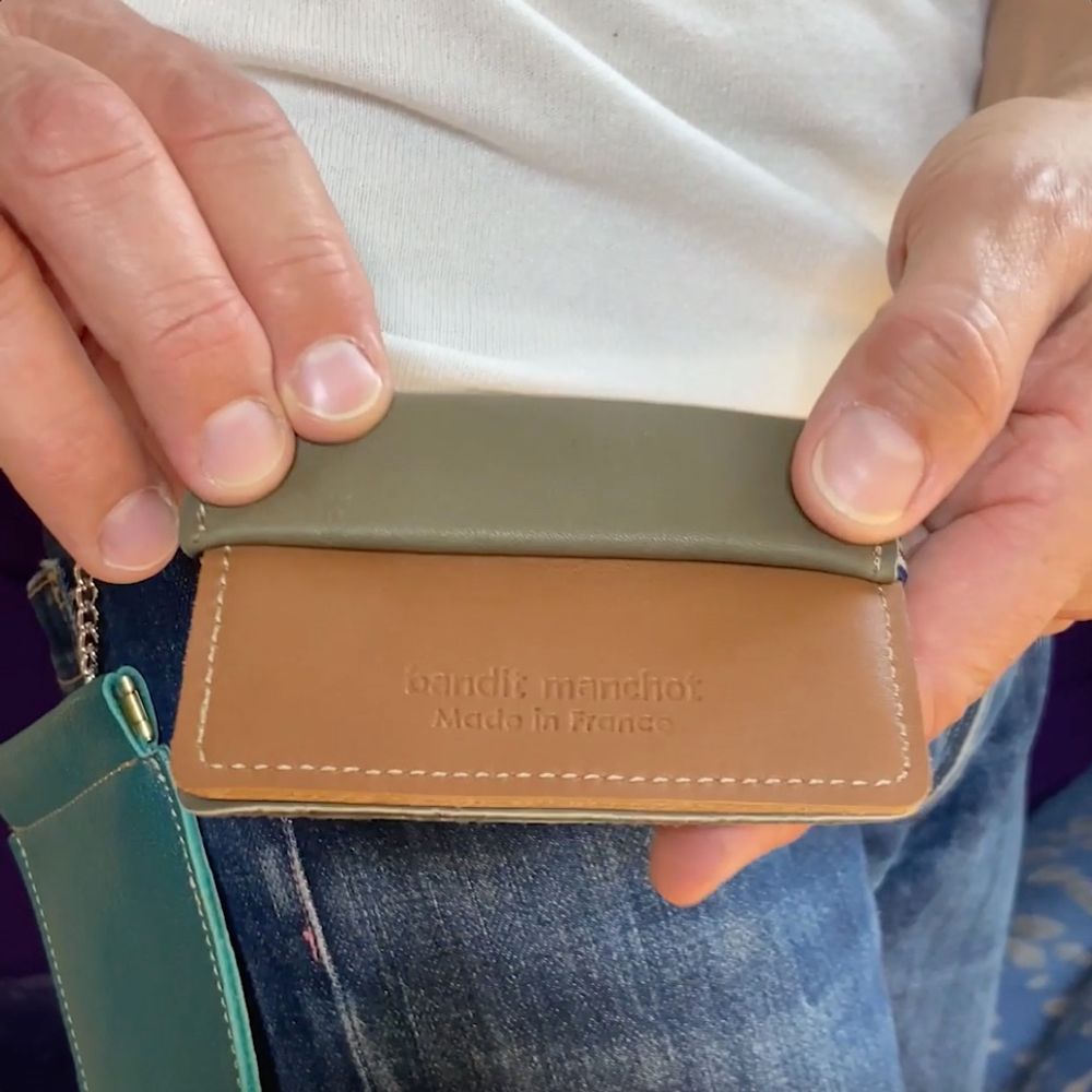 Leather goods - VERY SIMPLE MEN CARD HOLDER - BANDIT MANCHOT
