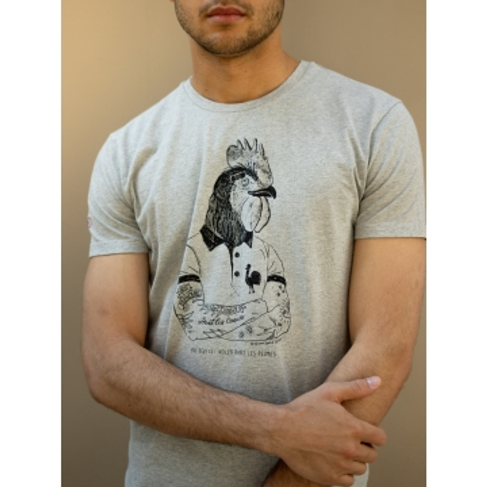Prêt-à-porter - T-SHIRT 100% COTON ROOSTER. - SPORTS D'EPOQUE