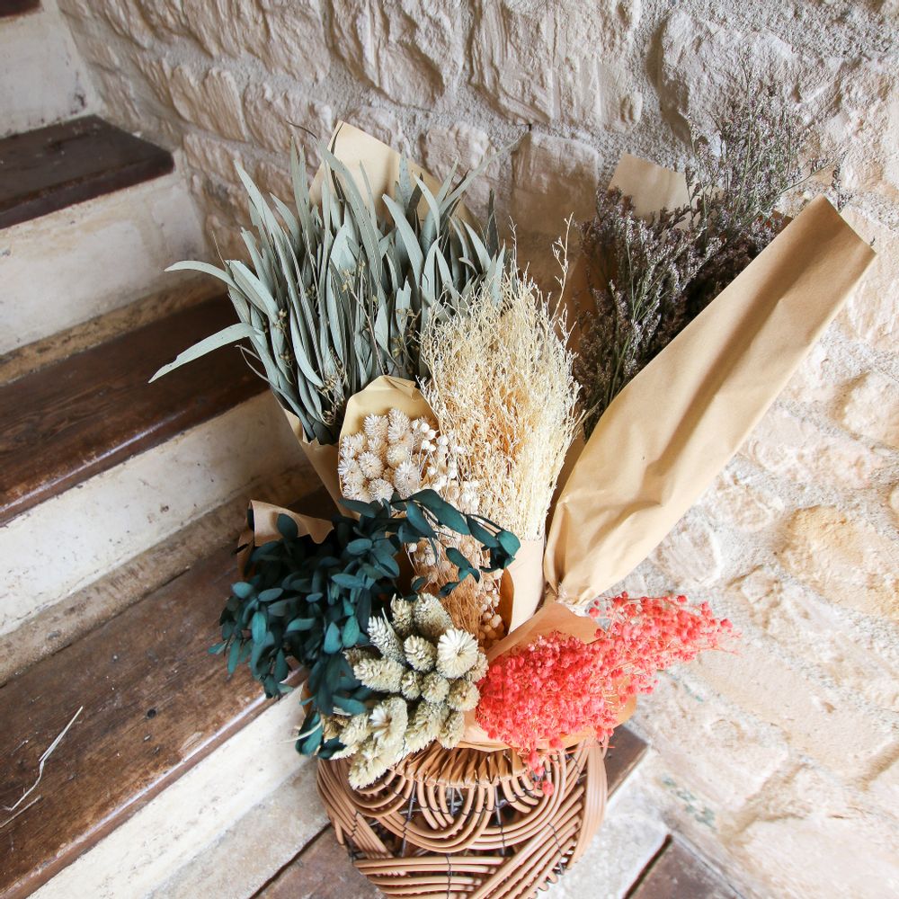 Décorations florales - Fleurs séchées - LA MAISON ARTYFETES