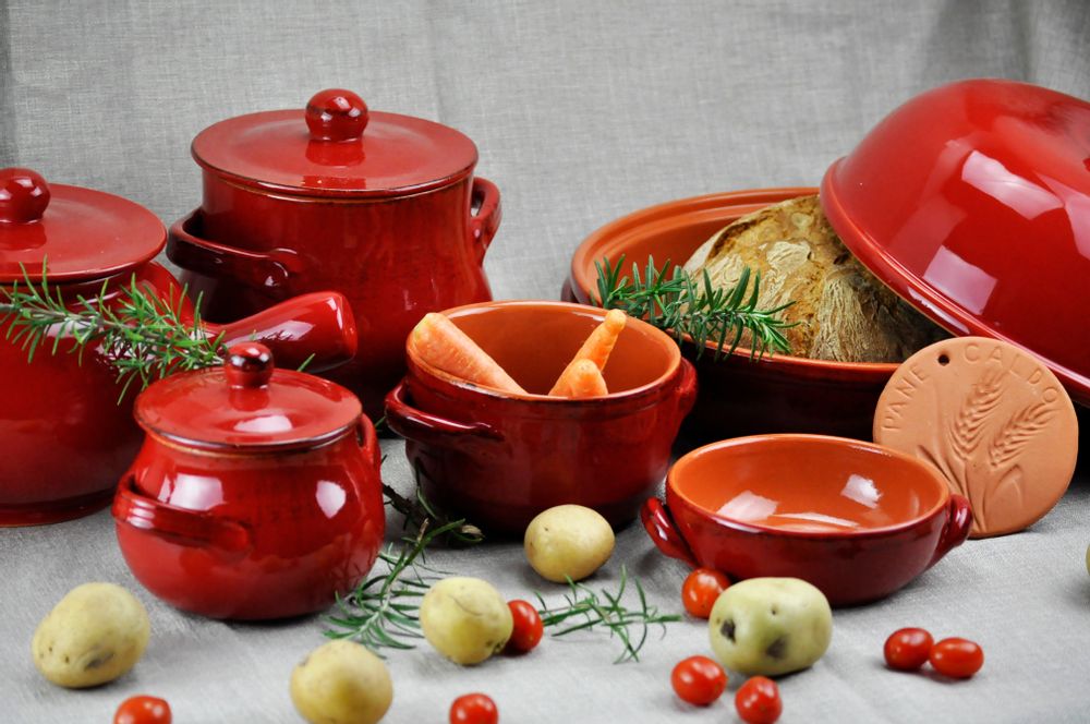 Platter and bowls - Fiamma | Hand Painted | Made in Italy - ARCUCCI CERAMICS