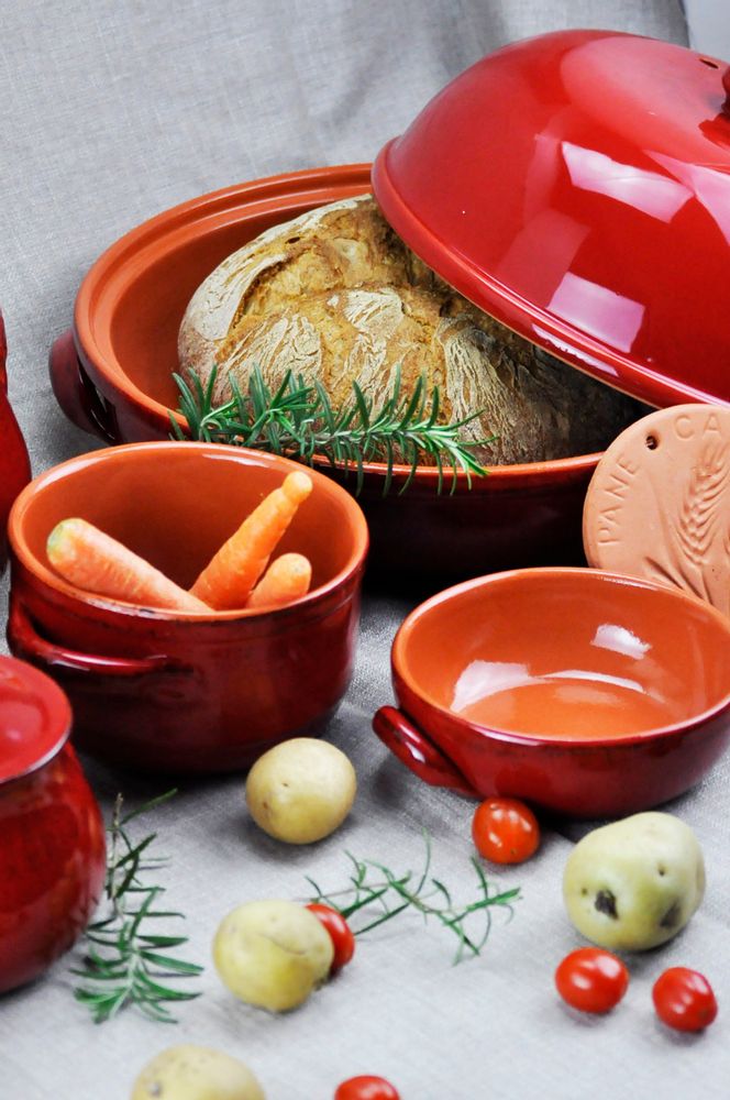 Platter and bowls - Fiamma | Hand Painted | Made in Italy - ARCUCCI CERAMICS