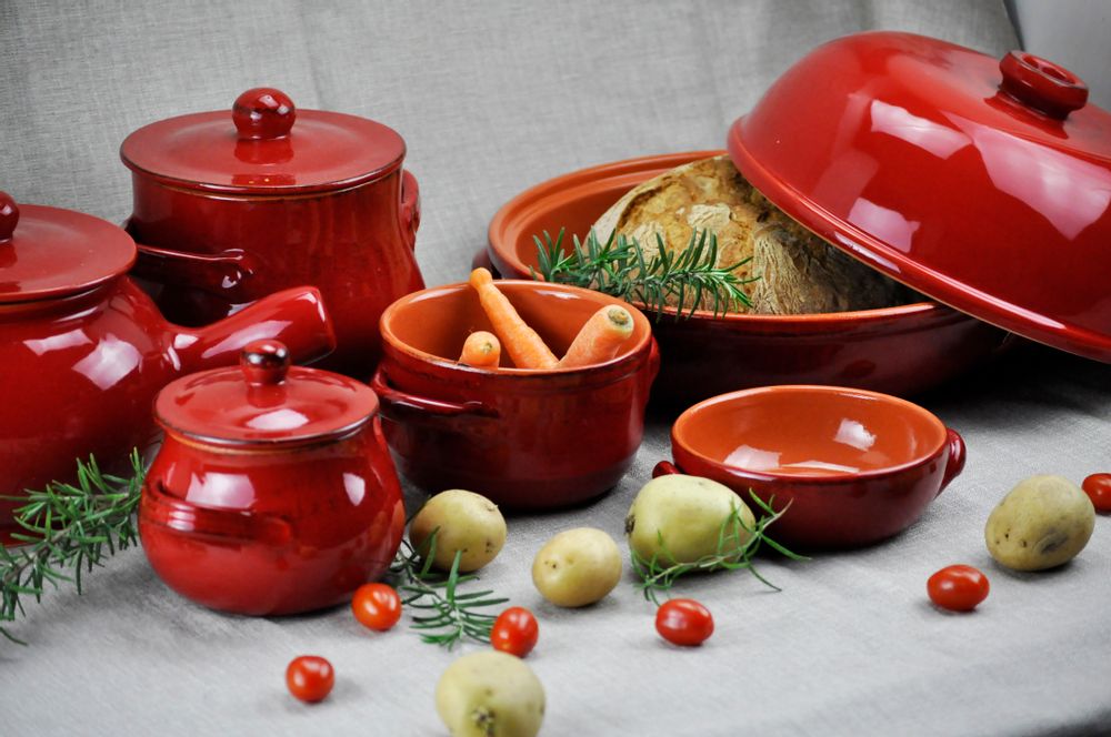 Platter and bowls - Fiamma | Hand Painted | Made in Italy - ARCUCCI CERAMICS