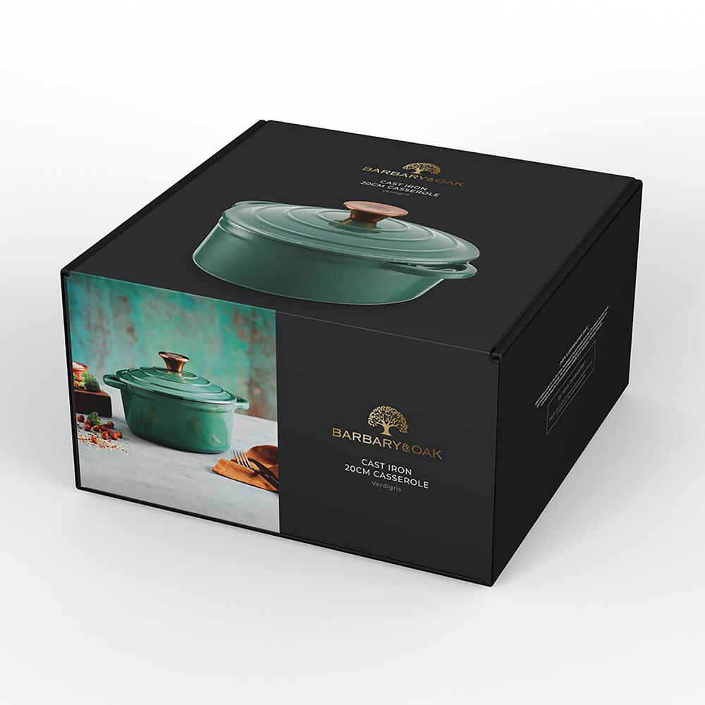 Faitouts - Barbary & Oak Foundry Cocotte ronde en fonte 20 cm - RKW LTD - BARBARY & OAK