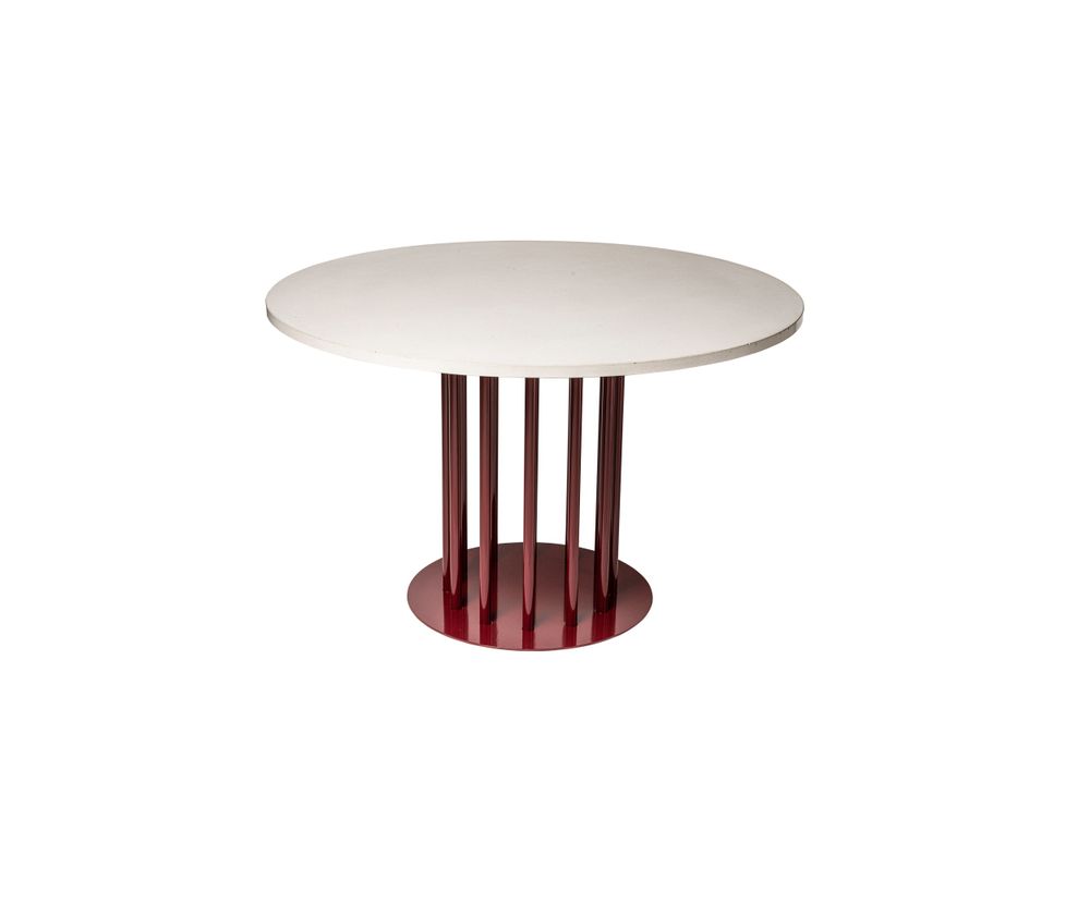 Other tables - Tabula Laborare and Circulus - Standing and dining table round with concrete top and steel frame - CO33 EXKLUSIVE BETONMÖBEL