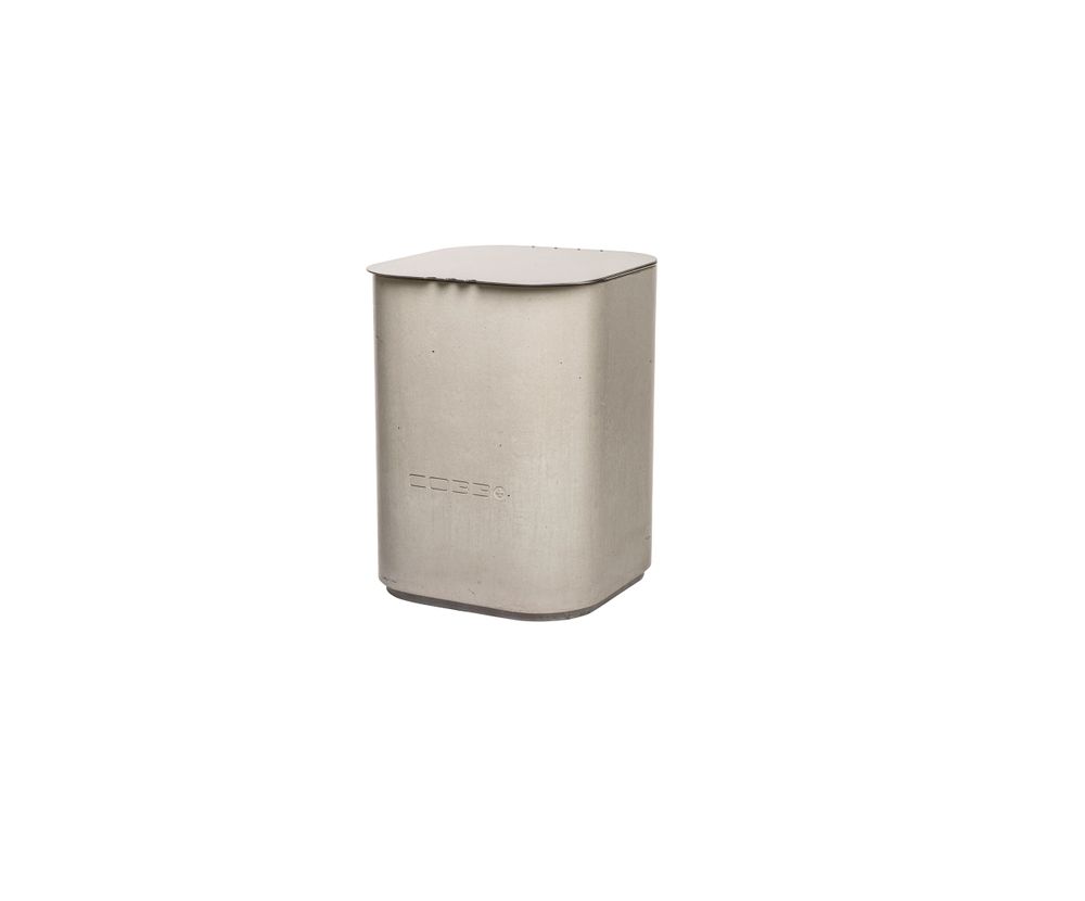 Garbage cans - OPUS SATIO/OPUS PURUS Concrete Planter/Container/Waste Bin with optional stainless steel lid - CO33 EXKLUSIVE BETONMÖBEL