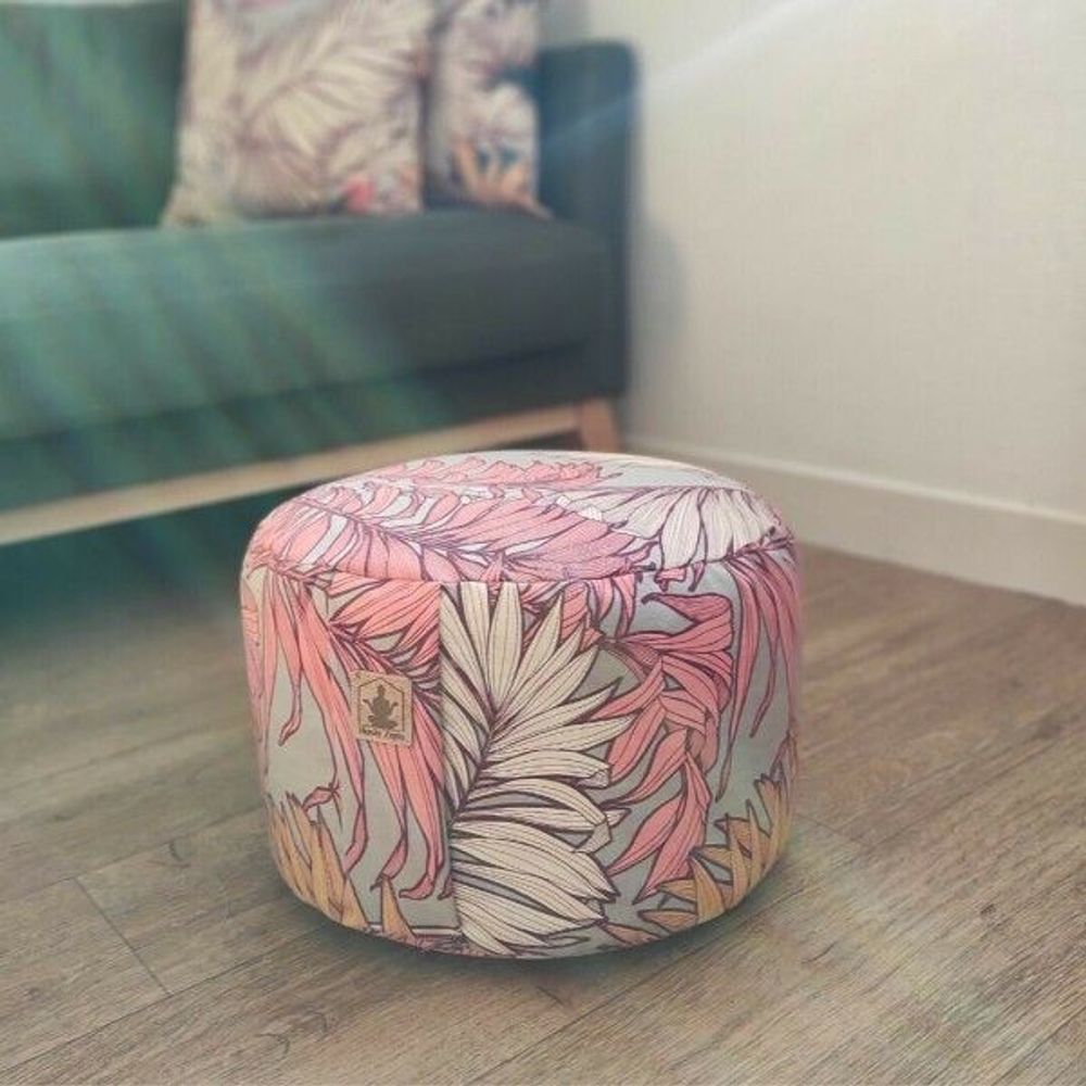 Poufs - Rondo Coco gris - L'ATELIER DES CREATEURS