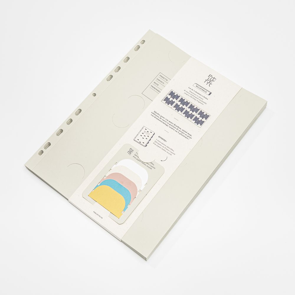 Papeterie bureau - Chemise "Kanban", en lot de 5 ou à l'unité - FOGLIETTO
