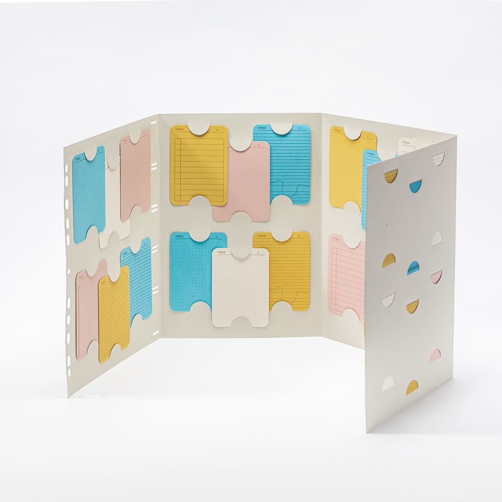 Papeterie bureau - Chemise "Kanban", en lot de 5 ou à l'unité - FOGLIETTO