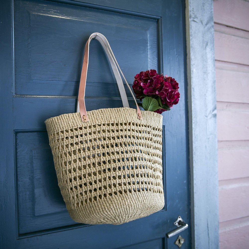 Objets design - Paniers à provisions en tissu ouvert Kiondo - MIFUKO