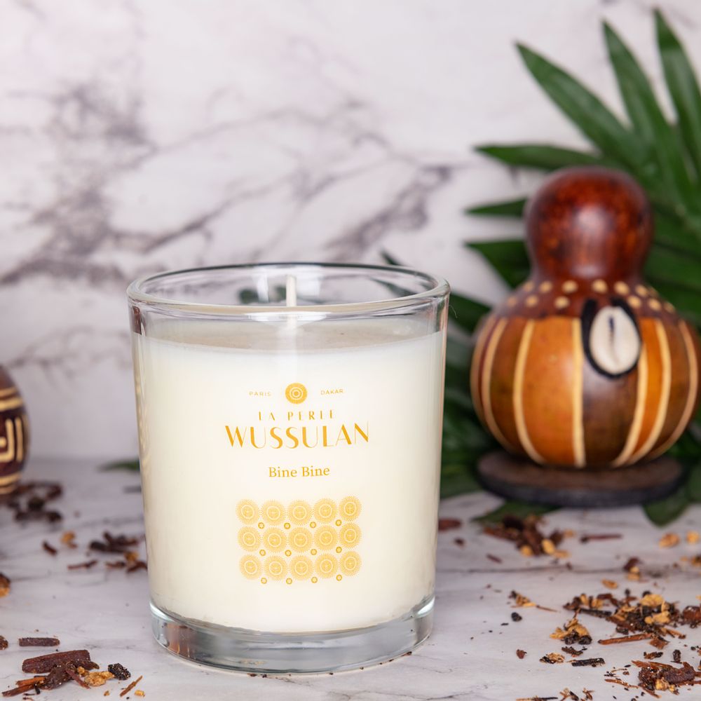 Objets de décoration - Bougie parfumée de 190 g de cire naturelle Bine Bine - LA PERLE WUSSULAN