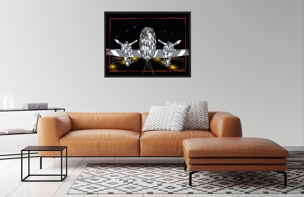 Paintings - Aviation Collection Paintings (Zig Zag and Illustrious Glasses) - FTORCY