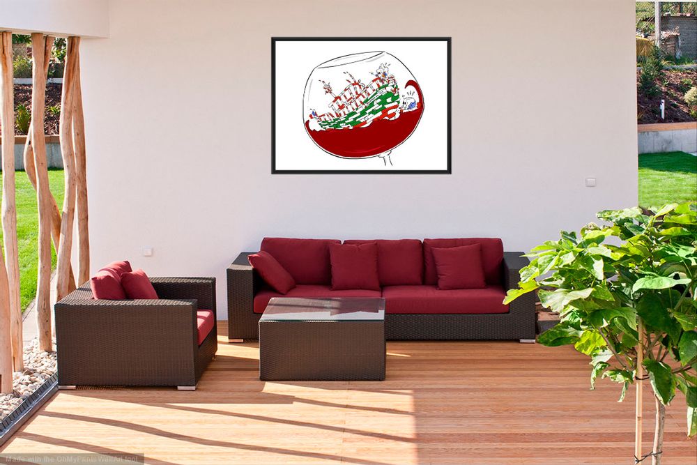 Tableaux - Tableaux Collection Bateaux (Zig zag et Verres illustres) - FTORCY