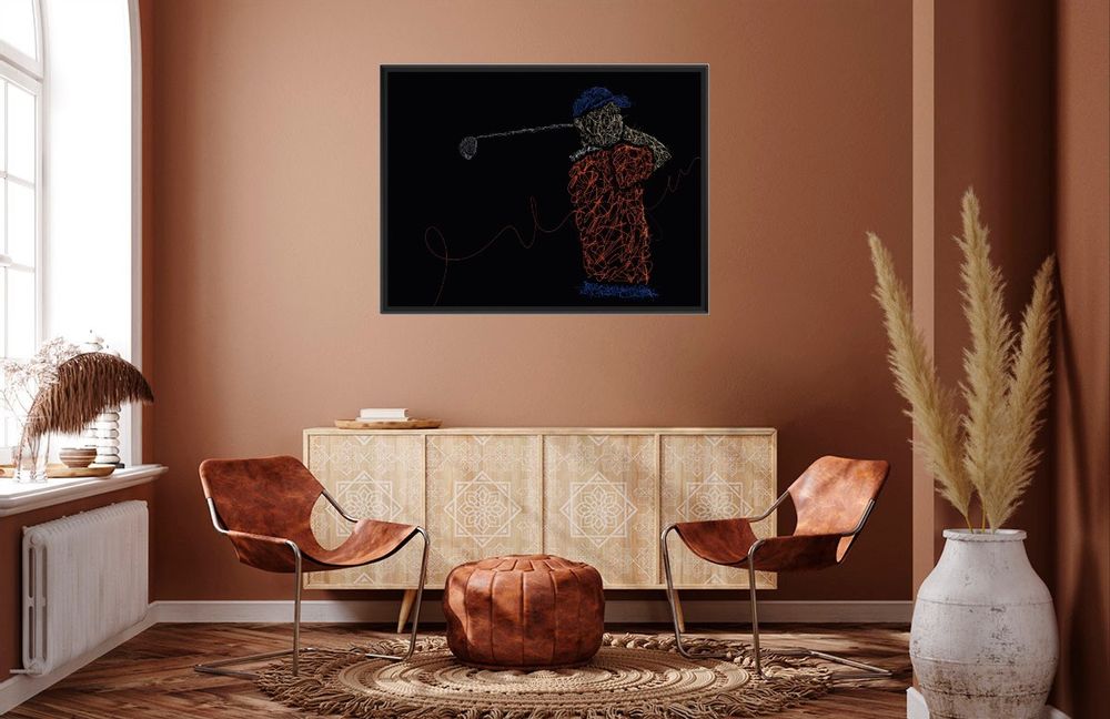 Paintings - Golf Collection Paintings (Zig Zag and Illustrious Glasses) - FTORCY