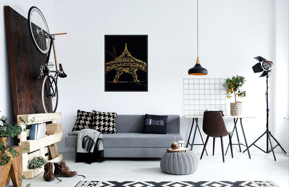 Tableaux - Tableaux Collection Paris (Zig zag et Verres illustres). - FTORCY