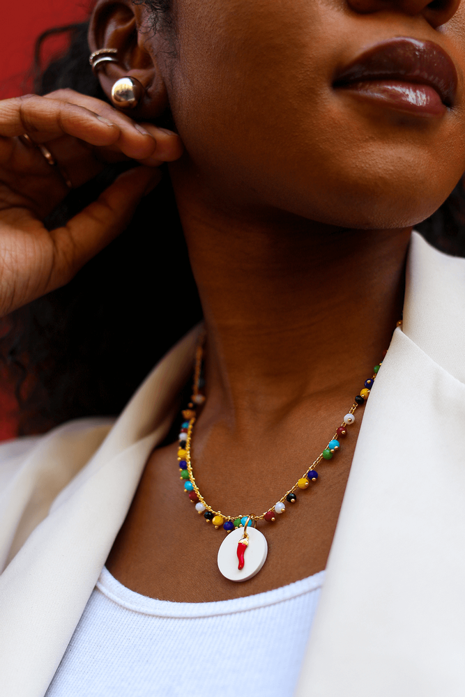 Beauty products - Olfactory necklace\" Spicy peacock\ " - O BY !OSMOTIK