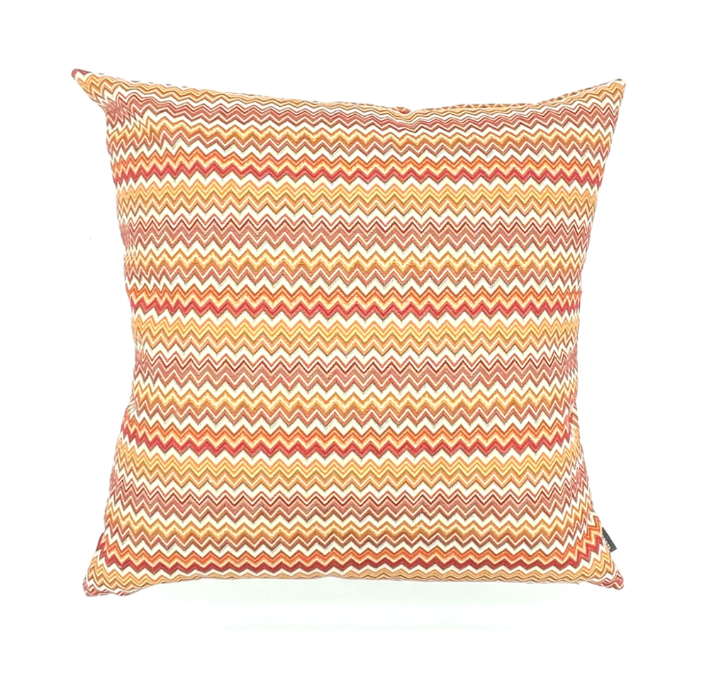 Fabric cushions - Milano Cushion Orange Pattern Big 45 - MENZA