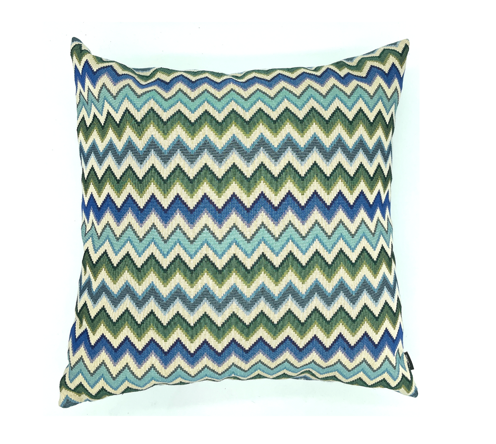 Fabric cushions - Milano Cushion Orange Pattern Big 45 - MENZA