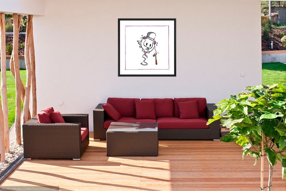 Accessoires de déco extérieure - Tableaux Collection retro (Verres illustres) - FTORCY