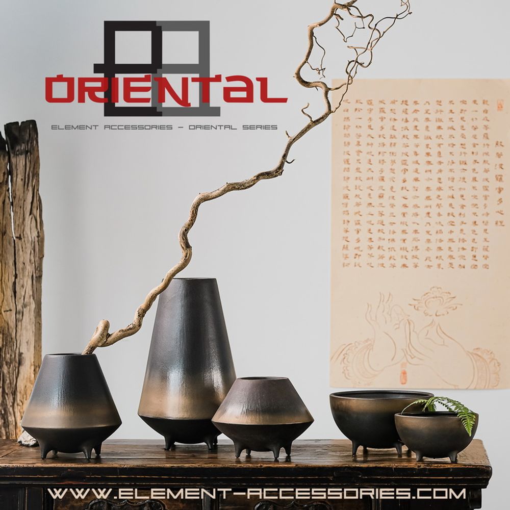 Ceramic - OTARU series: new modern Asian vases and bowls, innovative design, high end - ELEMENT ACCESSORIES