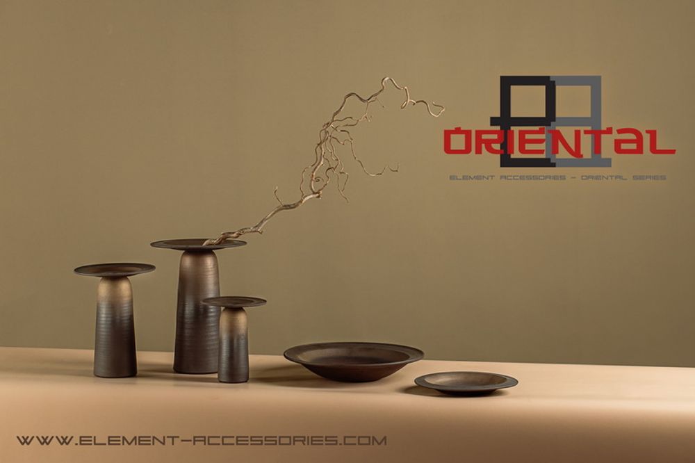 Ceramic - OTARU series: new modern Asian vases and bowls, innovative design, high end - ELEMENT ACCESSORIES