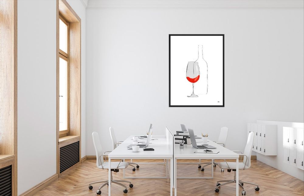 Paintings - Wine Collection Paintings (Zig Zag and Illustrious Glasses) - FTORCY