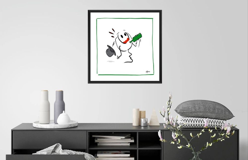 Paintings - Wine Collection Paintings (Zig Zag and Illustrious Glasses) - FTORCY