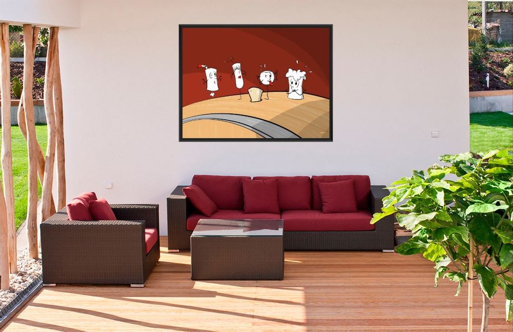 Paintings - Wine Collection Paintings (Zig Zag and Illustrious Glasses) - FTORCY