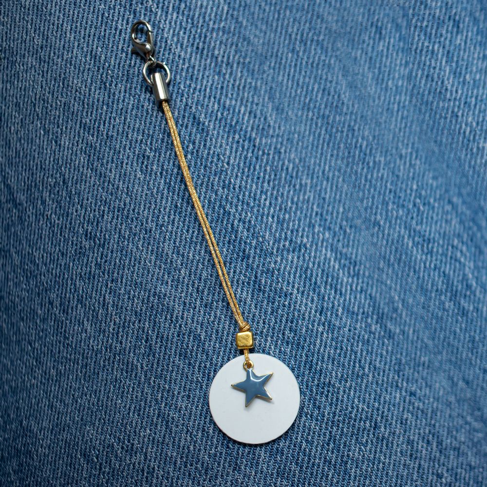 Parfums d'intérieur - Grigri, porte bonheur nomade, à parfumer "Petite étoile" (aromathérapie / olfactothérapie) - O BY !OSMOTIK