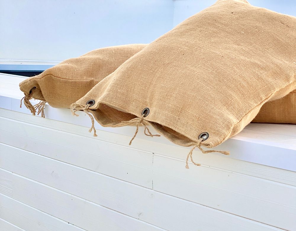 Cushions - Jute Terrace Cushion Duo - ATELIER COSTÀ