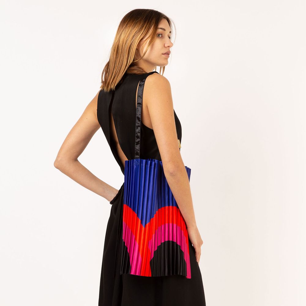 Bags and totes - Pleated Tote Bag | Rainbow - WRITE SKETCH &