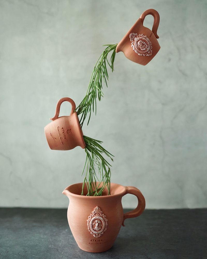 Vases - Maya- Handmade Terracotta Pot, plant pot, flower vase - ATRIUM DESIGN STUDIO