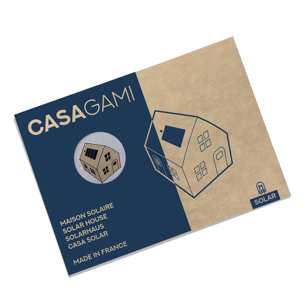 Decorative objects - DIY Solar Night Light - Casagami Original Kraft - LITOGAMI