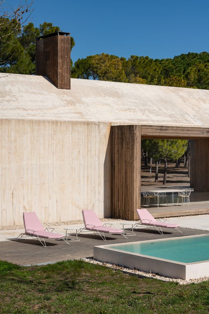 Lawn armchairs - MITJORN sun lounger - ISIMAR