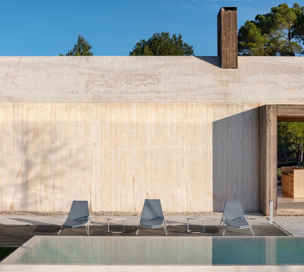 Lawn armchairs - MITJORN sun lounger - ISIMAR