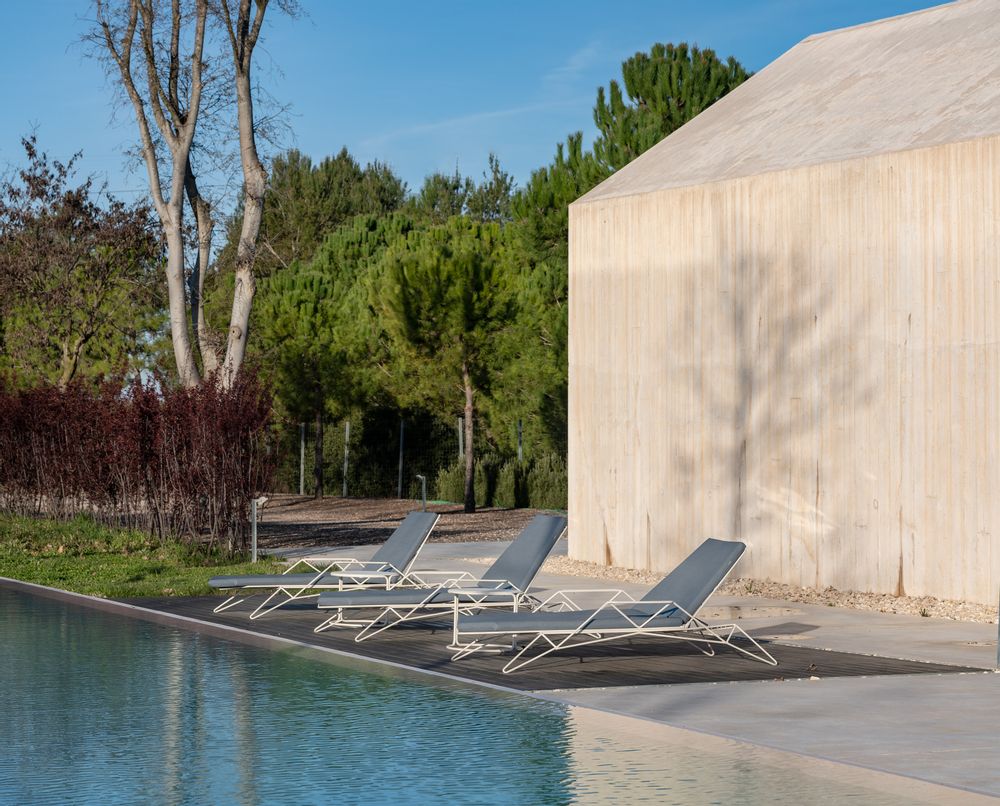 Lawn armchairs - MITJORN sun lounger - ISIMAR