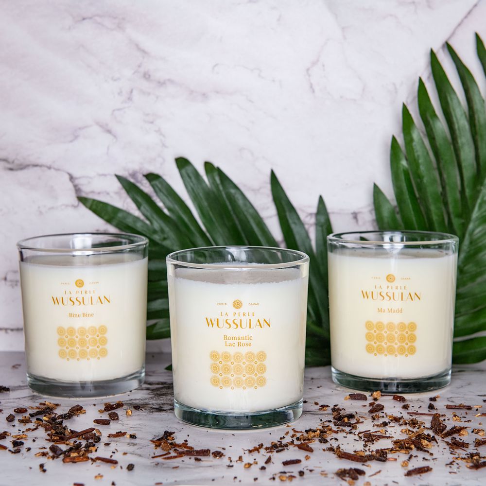 Objets de décoration - Bougie parfumée de 190 g de cire naturelle Bine Bine - LA PERLE WUSSULAN