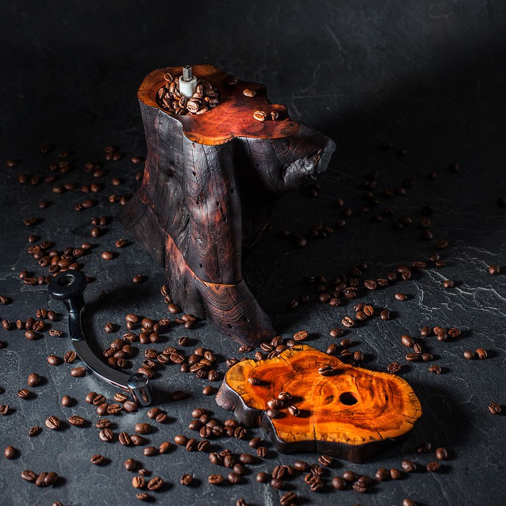 Tea and coffee accessories - Coffee grinders “Branche”. - ATELIER PEV / PATRICK EVESQUE