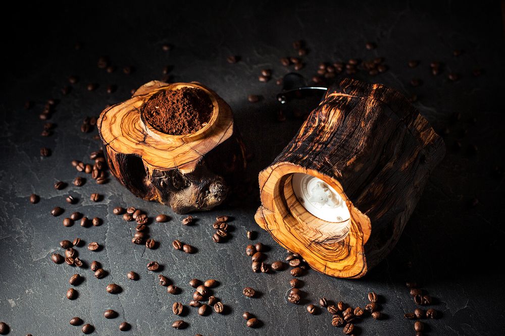 Tea and coffee accessories - Coffee grinders “Branche”. - ATELIER PEV / PATRICK EVESQUE