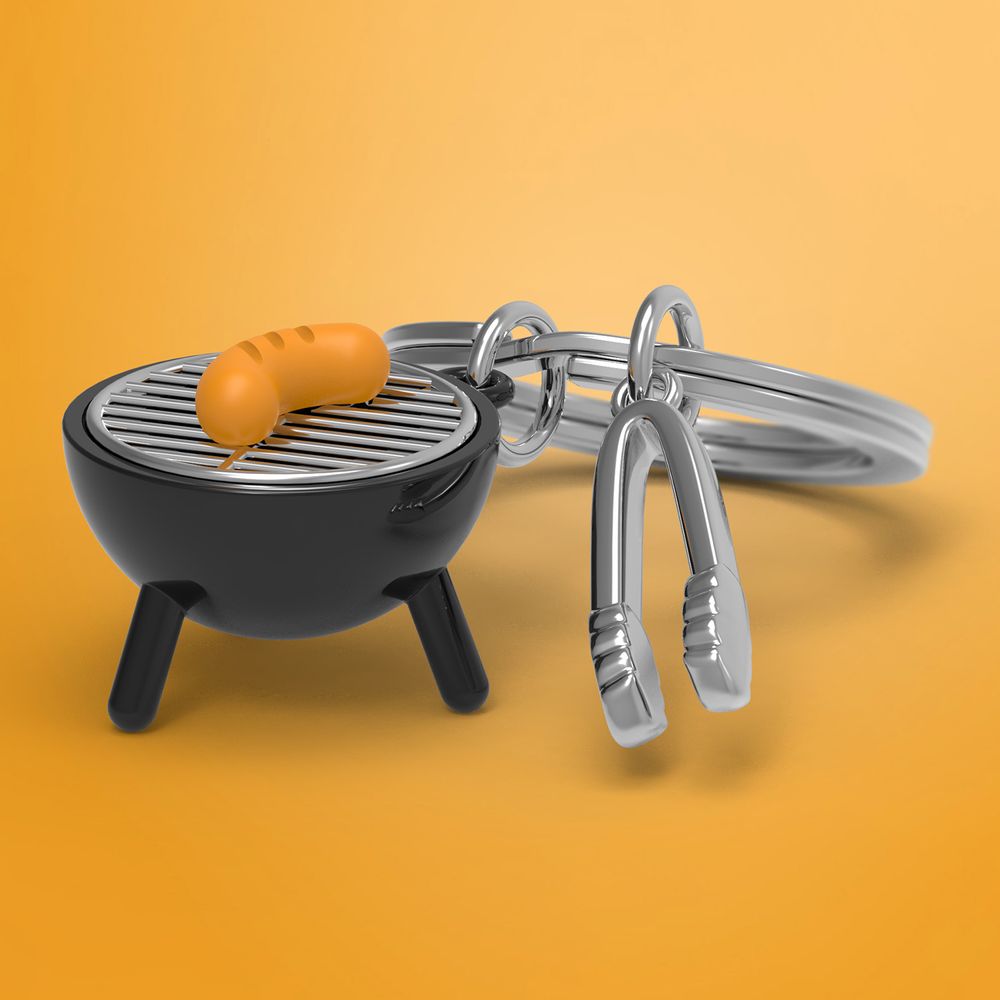 Gifts - BBQ Key Chain - METALMORPHOSE