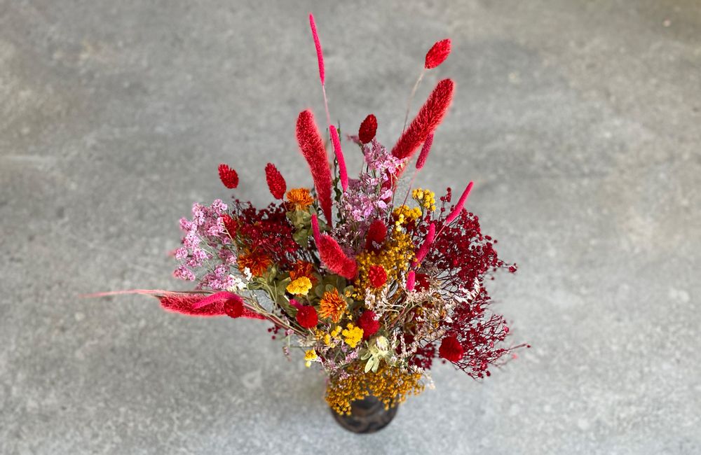 Homewear - Bouquet Composed: YOKO (yellow) - MIRA (red) - LOY (natural) - AIDA (pink) - NAMAN-PROJECT