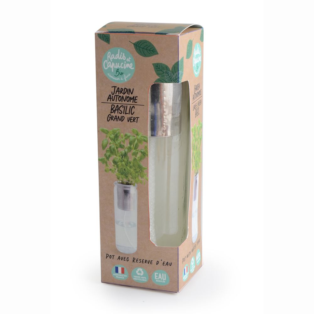 Accessoires de jardinage - Jardin autonome Basilic grand vert bio - RADIS ET CAPUCINE