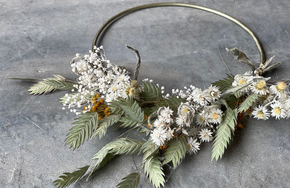 Homewear - dried flower wreath - NAMAN-PROJECT