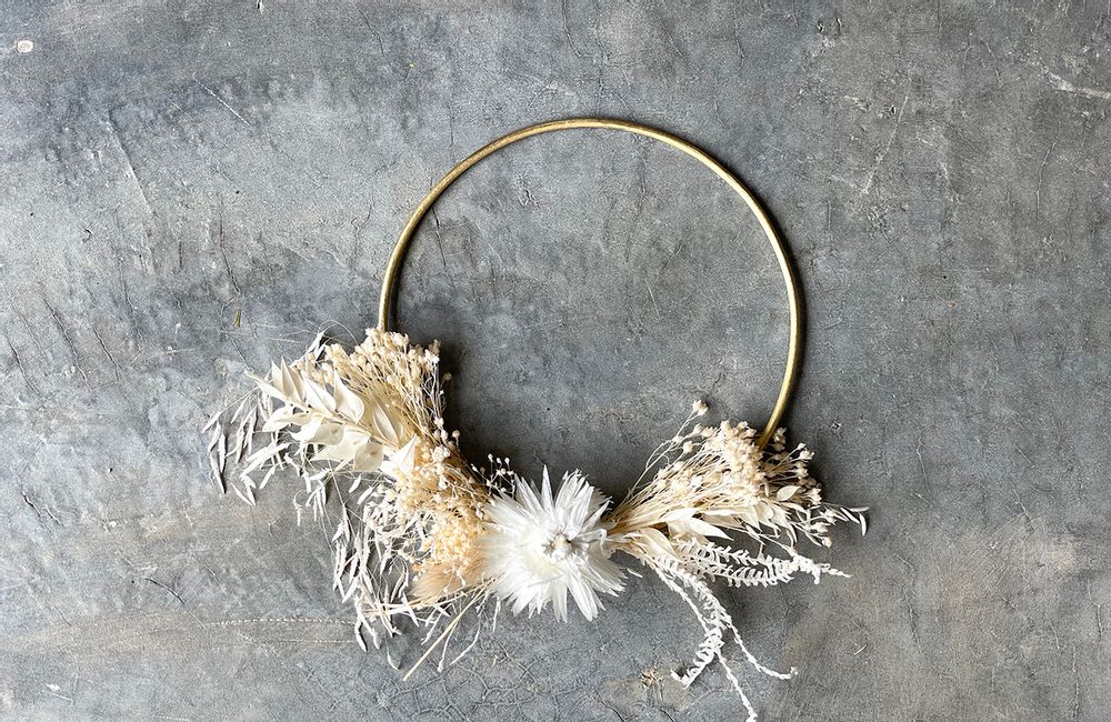 Homewear - dried flower wreath - NAMAN-PROJECT